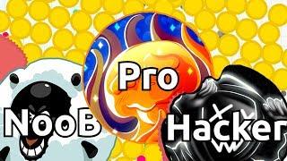 NOOB vs PRO vs HACKER in Agar.io