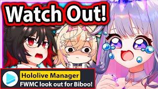 A Hololive Manager Asks FUWAMOCO To Look Out For Biboo IRL Because of This 【Hololive】