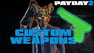 PAYDAY 2 - Custom Weapons Gameplay