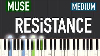 Muse - Resistance Piano Tutorial | Medium