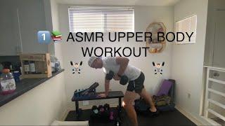 ASMR | Upper Body Workout | Shoulders, Back and Biceps | Whispered Ramble