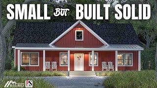 Modular home on the smaller end but BUILT SUPERIOR! Prefab House Tour