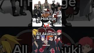 Who is Strongest 1 hokage vs all Akatsuki  #whoisstrongest #anime #naruto #hokage #vs #akatsuki