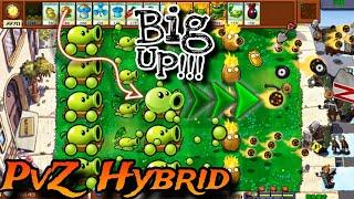 pvz hybrid Big Plants vs Tiny Zombies | pvz hybrid android & pc