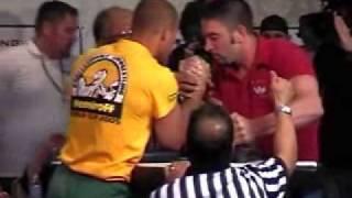 Cvetan Gashevski, BUL VS Kevin Hicklin, USA - Las Vegas 2006 - World of Armwrestling.com