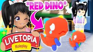 *RED DINO LOCATION* COLLECTION ITEM in LIVETOPIA Roleplay (roblox)