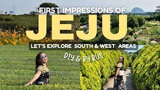 FIRST IMPRESSIONS OF JEJU ️ EXPLORING SOUTH & WEST OF THE ISLAND BY BUS 