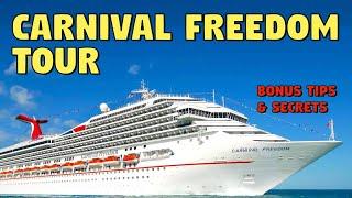 Carnival Freedom Full Ship Tour | Bonus Tips & Secrets