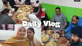Aaj hamare ghr me hui dawat||Rabiya Haider ️||#myfirstvlog #vlog #familyvlog #familytime #masti
