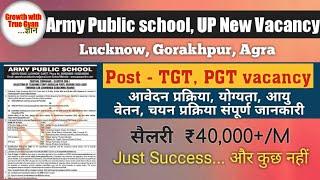 army public school new vacancy 2024 | aps tgt pgt teacher vacancy 2024 | aps teacher recruitment