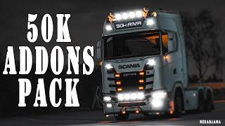 ETS2 Mods | Legendary "50k Tuning Addons Pack" Official Update v2.7 | ETS2 Mods v1.41