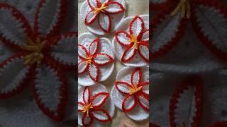 Wow ! How to make Unique flower techniques#sakhisaheli115#amigurumi#crochetpatterns#crochetprojects