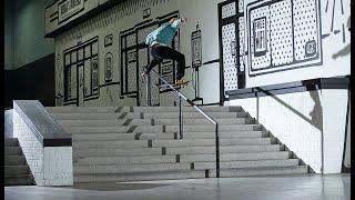 No Comply 360 To Lipslide Down The 10 Stair?! Egor Kaldikov