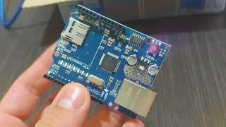 Ethernet Shield with Wiznet W5100 Ethernet Chip Support Micro SD Card - Arduino Compatible