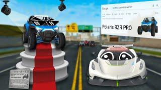 Fastest car in the world ! POLARIS?  || Extreme Car Driving Simulator