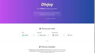 Building a Bulma React app with Divjoy