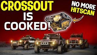 BIG CHANGES COMING, CROSSOUT IS DELETING Hit Scan Weapons and No More Unlimited Ammo & CANNON BUFFS