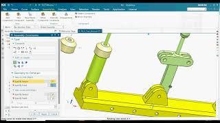 NX Assemblies Joint Hinge Motion Angle Measure