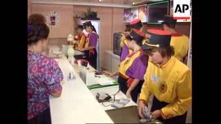 Russia-First Russian Fast Food Restaurant