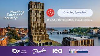 Opening remarks from the Powering European Industry event in Sønderborg, 29 October 2024 | Danfoss