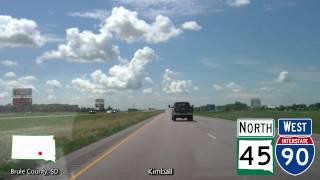 Time Lapse Drive - Minneapolis, MN to Rapid City, SD