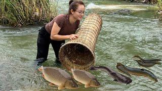 Yagi flood passed, harvested loach, supported villagers with food