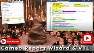 Report Wizard & VTL Tips, Resources, & Troubleshooting