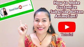 HOW TO MAKE CUSTOMIZE SUBSCRIBE BUTTON ANIMATION ON ANDROID MOBILE PHONE