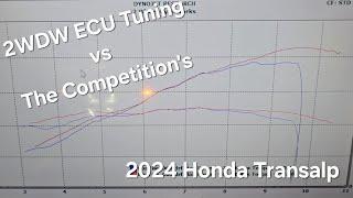 REAL Back to Back ECU Tuning Results on our Honda Transalp