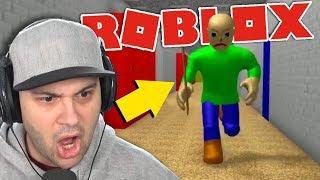 THIS CREEPY BALDI WAS CONTROLLED BY A HUMAN! | Roblox Baldi's Basics