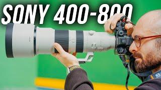 Sony 400-800mm F6.3-8 G OSS  Un teleobjetivo EXTREMO