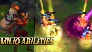 MILIO ABILITIES GAMEPLAY EXPLAINED - New Champion Leaked Trailer - League of Legends