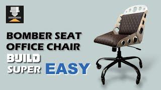 Bomber Seat Office Chair Build | Bare Metal Fabrication