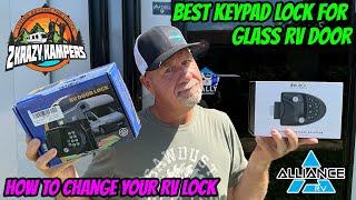 Best Keypad lock for Glass RV Door | How to Install an RV Lock