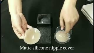 Round Silicone Reusable Nippleless Nipple Cover Adhesive Pasties for Women