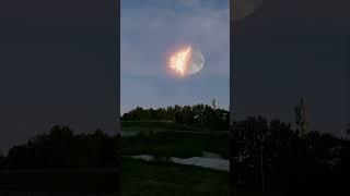 Neutron star near the Moon(not real)#shorts