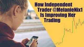 How Independent Trader, @MelanieNix1, is Improving Her Trading (Ex. Opening Drive $MU)