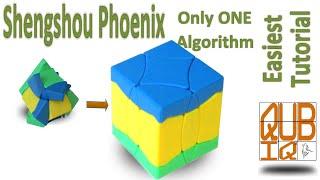 Phoenix Cube easy Solve-Tutorial english | Only ONE Alg. | Shengshou Sengso Birds | How to solve