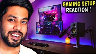 I REACTED TO MY SUBSCRIBERS GAMING SETUP ! | Gaming setup | Mr IG