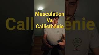 Musculation VS Callisthénie #calisthenics #streetworkout #musculation #pourtoi #sports #talk #shorts