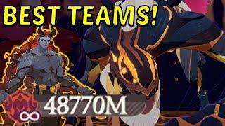 49 BILLION DAMAGE - BEST TEAMS FOR ENDLESS NECRODRAKON, FORMATIONS IN THE DESCRIPTION #afkjourney