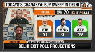 Today’s Chanakya Exit Poll Shows a BJP Sweep in Delhi | News9