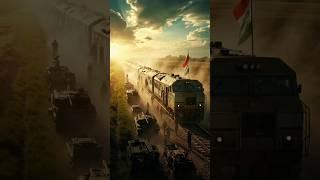 Massive Indian Army Deployment by Train | 8K Cinematic Military Power in Motion #4kvideo