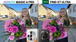 Honor Magic 6 Pro VS OPPO Find X7 Ultra Camera Comparison