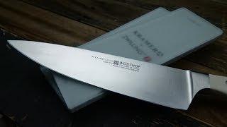 How to Hand Sharpen a Wusthof Chef's Knife on a Whetstone