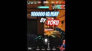 100000iq Yoru Ghost Ace?! #valorant #shorts