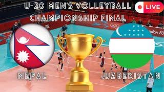 FINAL U-20 MEN'S VOLLEYBALL CHAMPIONSHIP  2024 | NEPAL VS UZBEKISTAN LIVE HD