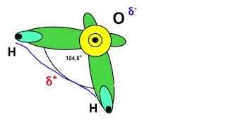 Строение молекулы воды