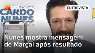 Nunes mostra mensagem de Pablo Marçal após resultado das eleições: 'Uma palminha; vou responder'