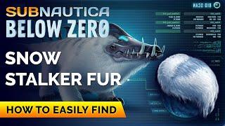 How to Get Snow Stalker Fur | Subnautica Below Zero